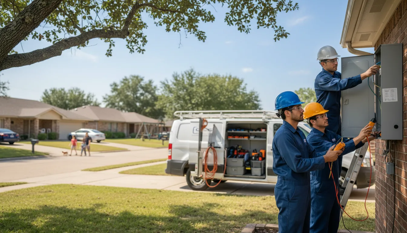 Certified electrician providing emergency electrical services in King William, VA